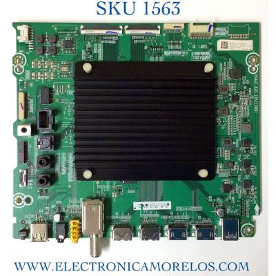 MAIN PARA TV HISENSE NUMERO DE PARTE 281575 / RSAG7.820.10521/ROH / 281576 / 3TE65G2048JG / TM216A51DN / PANEL JHD650X3U53-T1L7\S0\FJ\GM\ROH / DISPLAY T650QVN07.8 / MODELO 65U7G 65A68FUA